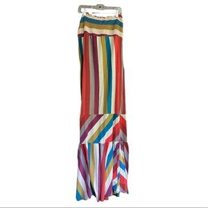 Long rainbow dress/skirt